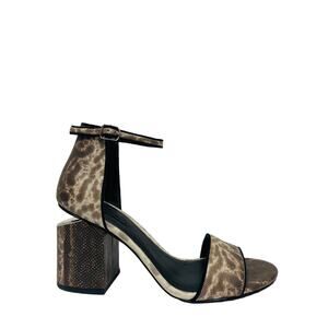 Alexander Wang Brown Block Heel Sandals